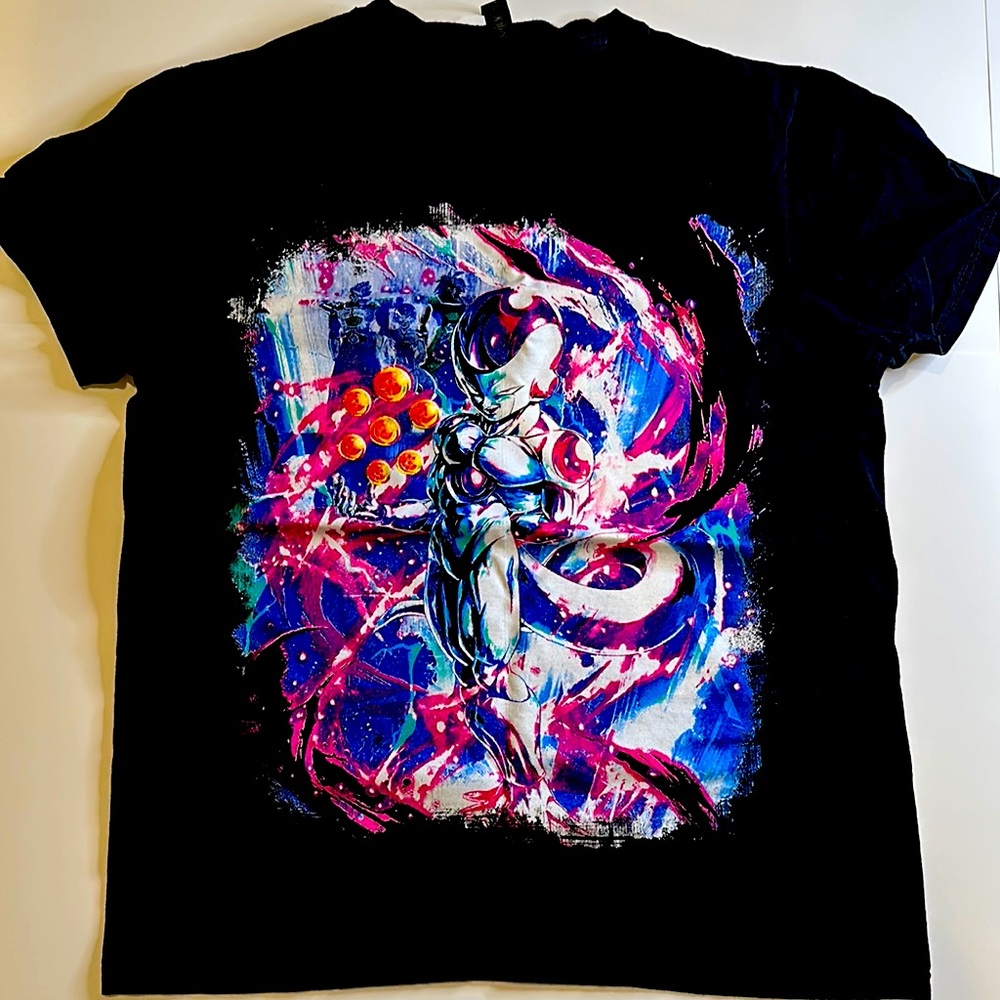 Graphic Black T-Shirt with Vibrant Design